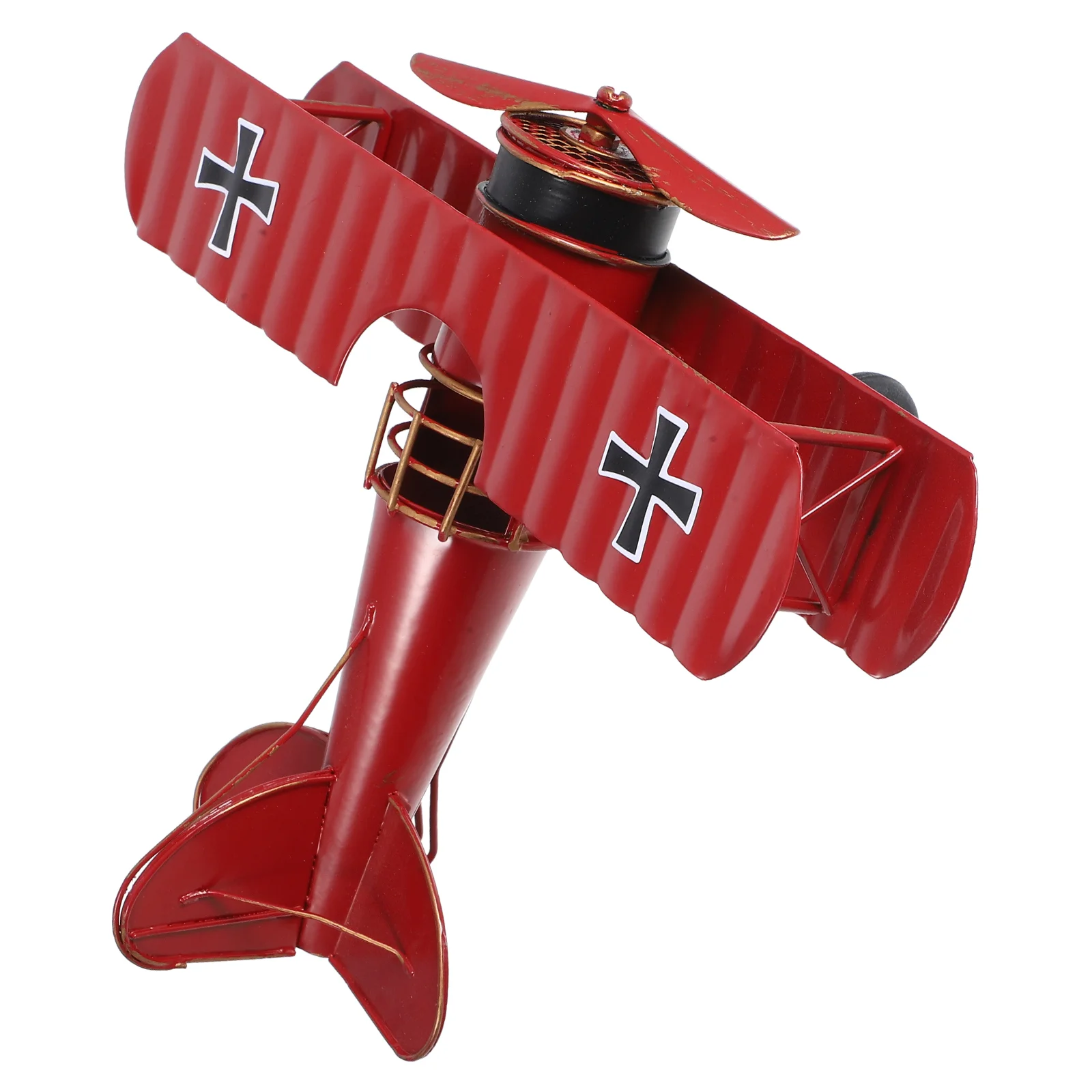 

Retro Airplane Decoration Aircraft Models Desktop Vintage Handicraft Iron Metal