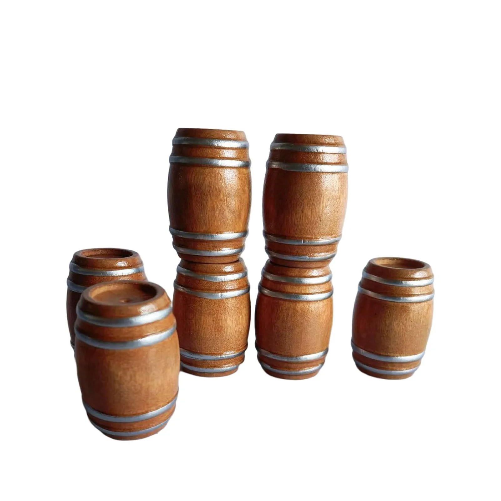 Bar Beer Barrel Pendant Accessories Miniature Creative Wooden Keg Beer Keg For Hotel Home Dining Table Decoration Supplies