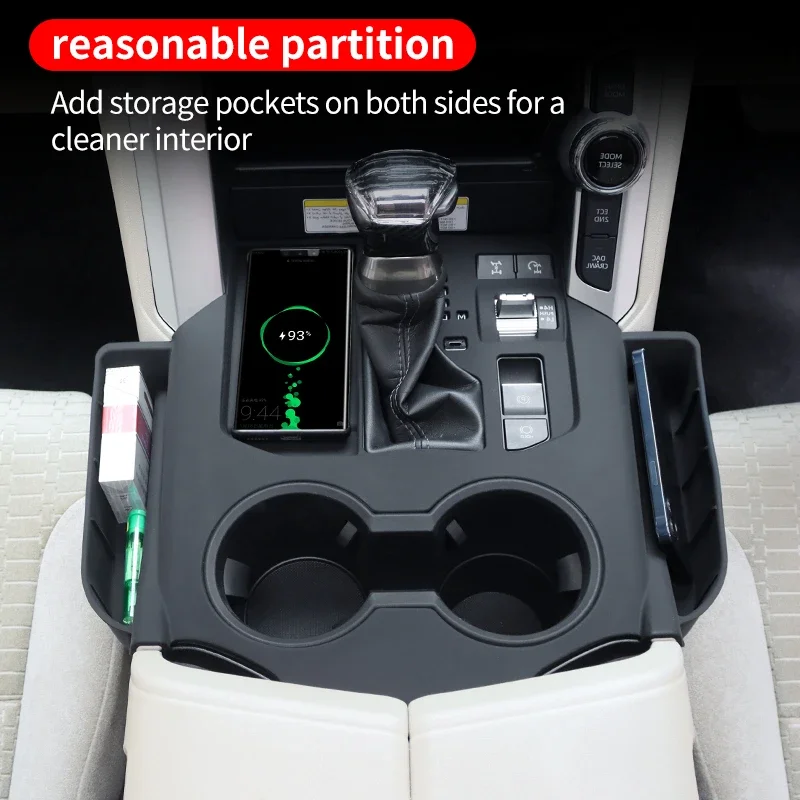 ل 2021-2025 2024 تويوتا لاند كروزر 300 LC300 وحدة التحكم المركزية تخزين حماية كم الغبار الملحقات الداخلية ترقية