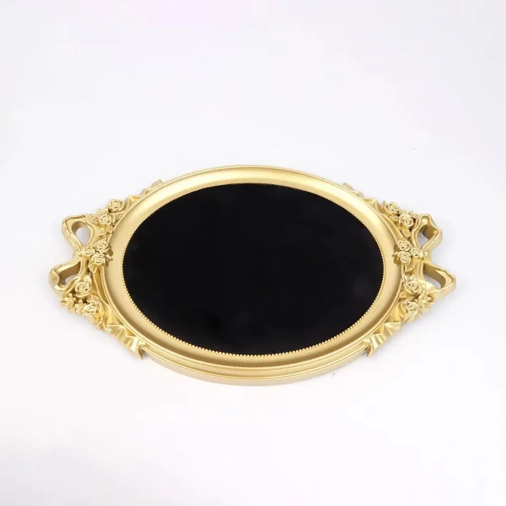 Vintage Schmuck-Präsentationstablett, Organizer im europäischen Stil, Schmuckständer, Samt-Retro-Schmuckorganizer, Armband-Aufbewahrung – Detail 6