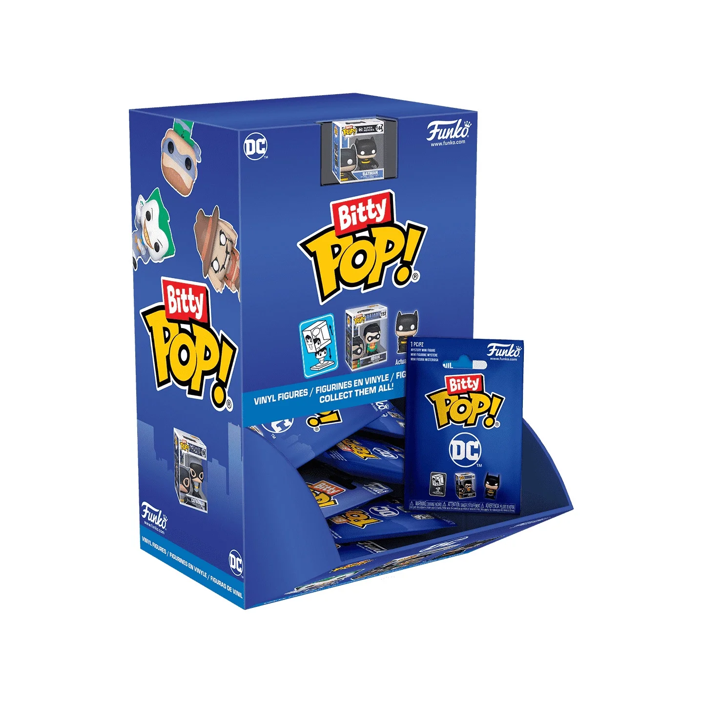 ¡Funko Pop Misterio Bitty Pop! DC Comics Batman Harley Quinn Riddler Figuras periféricas Caja ciega Juguetes para niños Regalo coleccionable