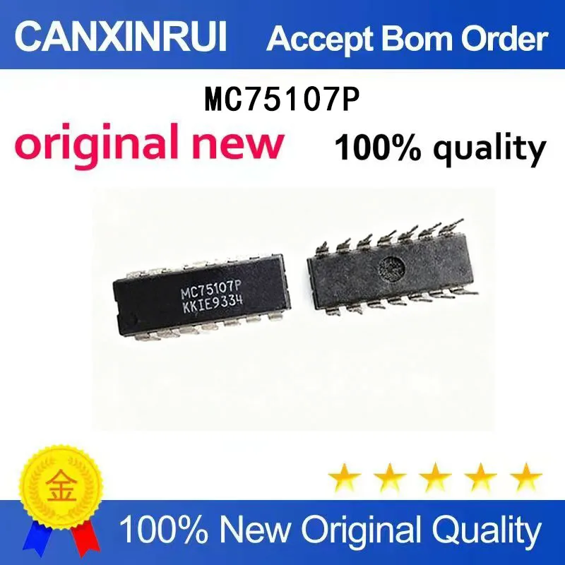 

(5-100 Pieces) Brand new original MC75107P 75107P DIP14 spot chip IC