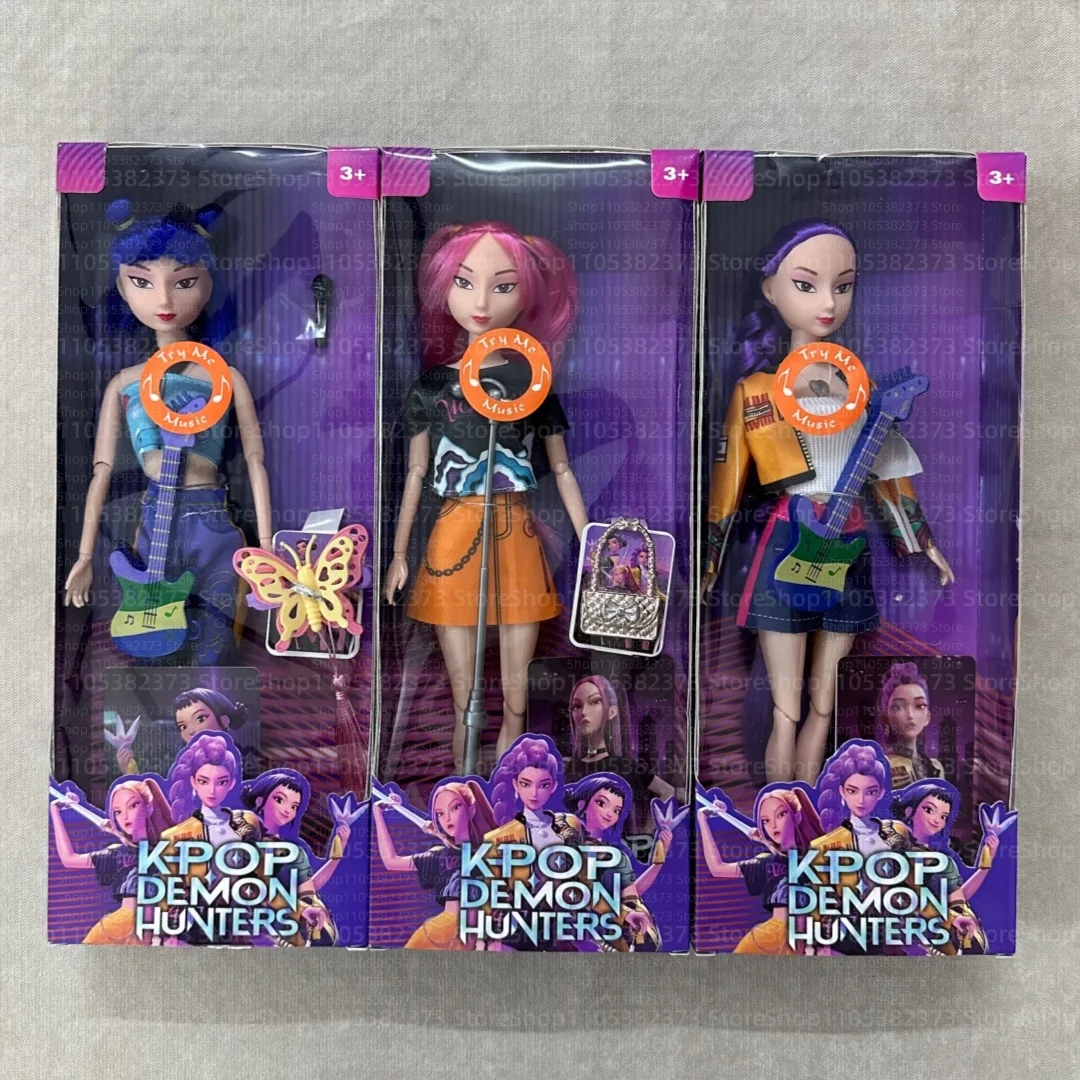 

НОВЫЕ куклы Kpop Demon Hunters для девочек, фигурка принцессы Руми с одеждой для самостоятельной сборки, подарок на день рождения для детей, коллекция Mira Zoey