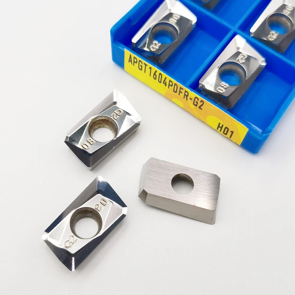 

10PCS CNC Machine Insert APGT1604PDFR G2 H01 Aluminum Carbide Blade Milling Cutter Lathe Tool APGT 1604 PDFR Turning Tool