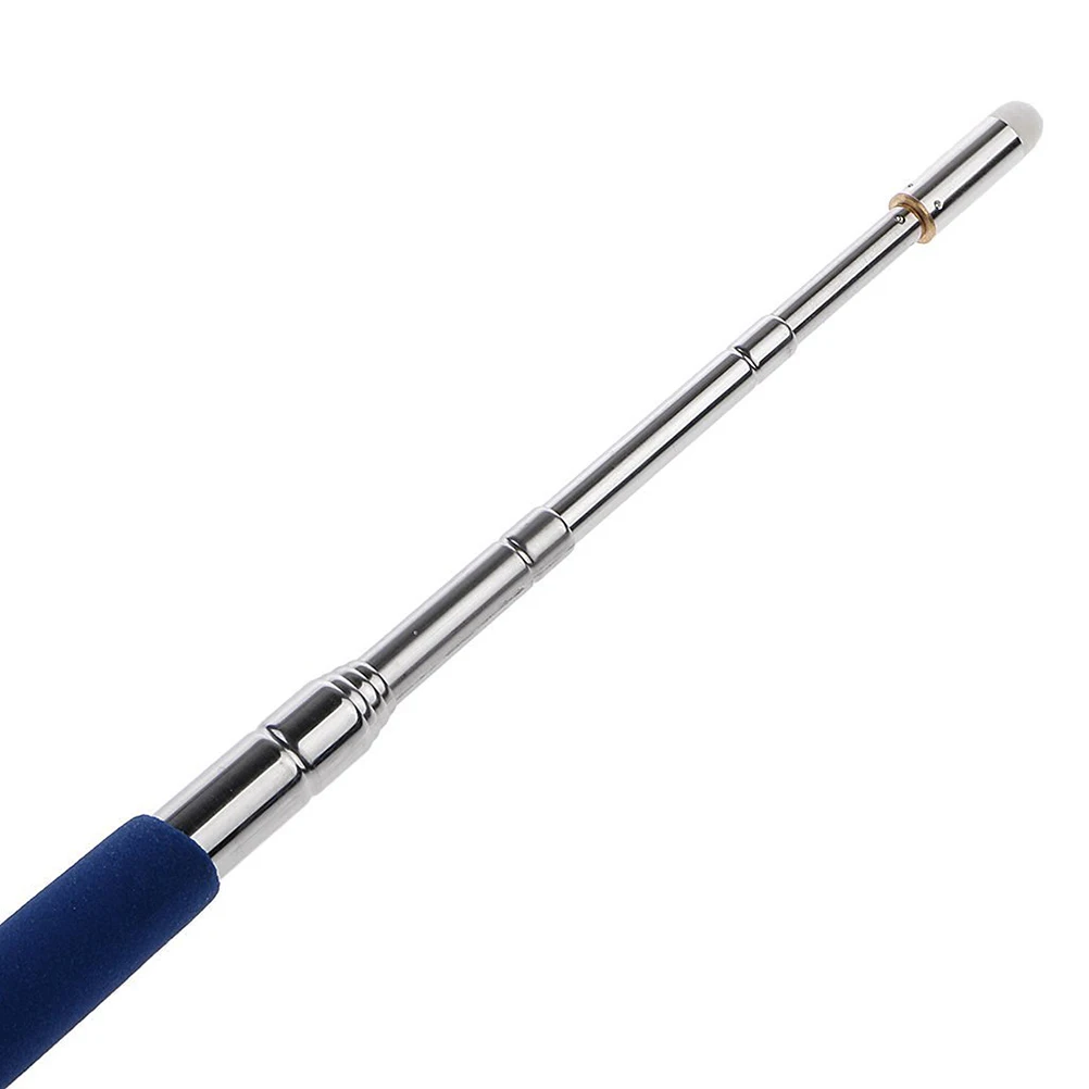 

Retractable Indicator Pen Extendable Whiteboard Pointer Stainless Steel Portable Replaceable Felt Head Comfortable