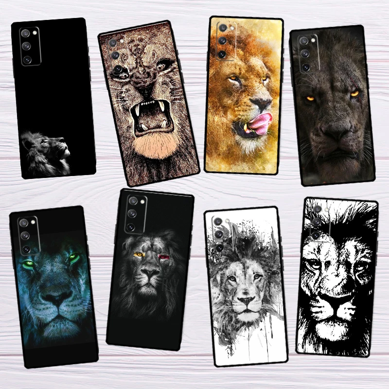 Ferocious Lion Case For Samsung Galaxy S23 S22 Ultra S10 S9 Plus Note 20 S21 Ultra S20 FE S21 FE Back Cover