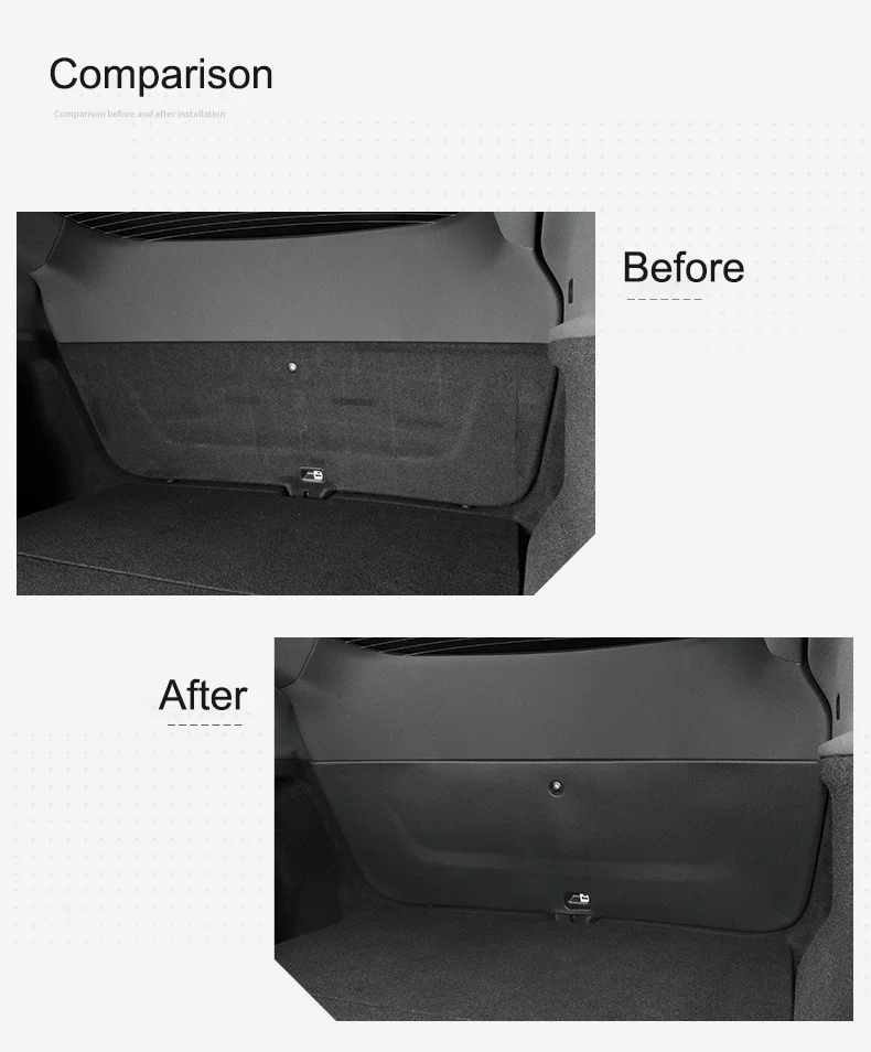 For Tesla Model Y Juniper Trunk TPE Protective Pad Anti-dirty Pad Trunk Scratch Mat New Model Y 2025 Tailgate Protective Mats