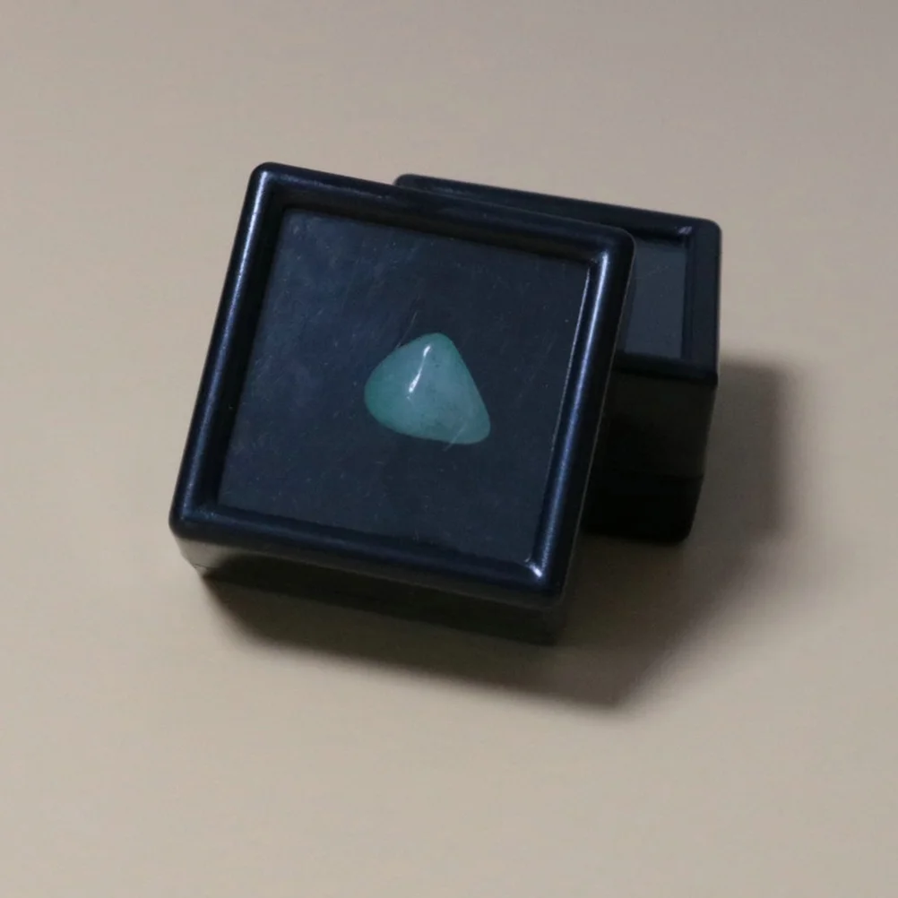 

5Pcs Transparent Lid Jewelry Cases Foam Pad Ring Display Storage Boxes Gems Box for Gift Packing Gems Box Jewelry Case