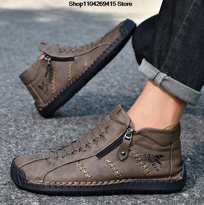 2027 Handgemaakte Kunstleren H - Men'S Shoes Zipper recensie en prijs