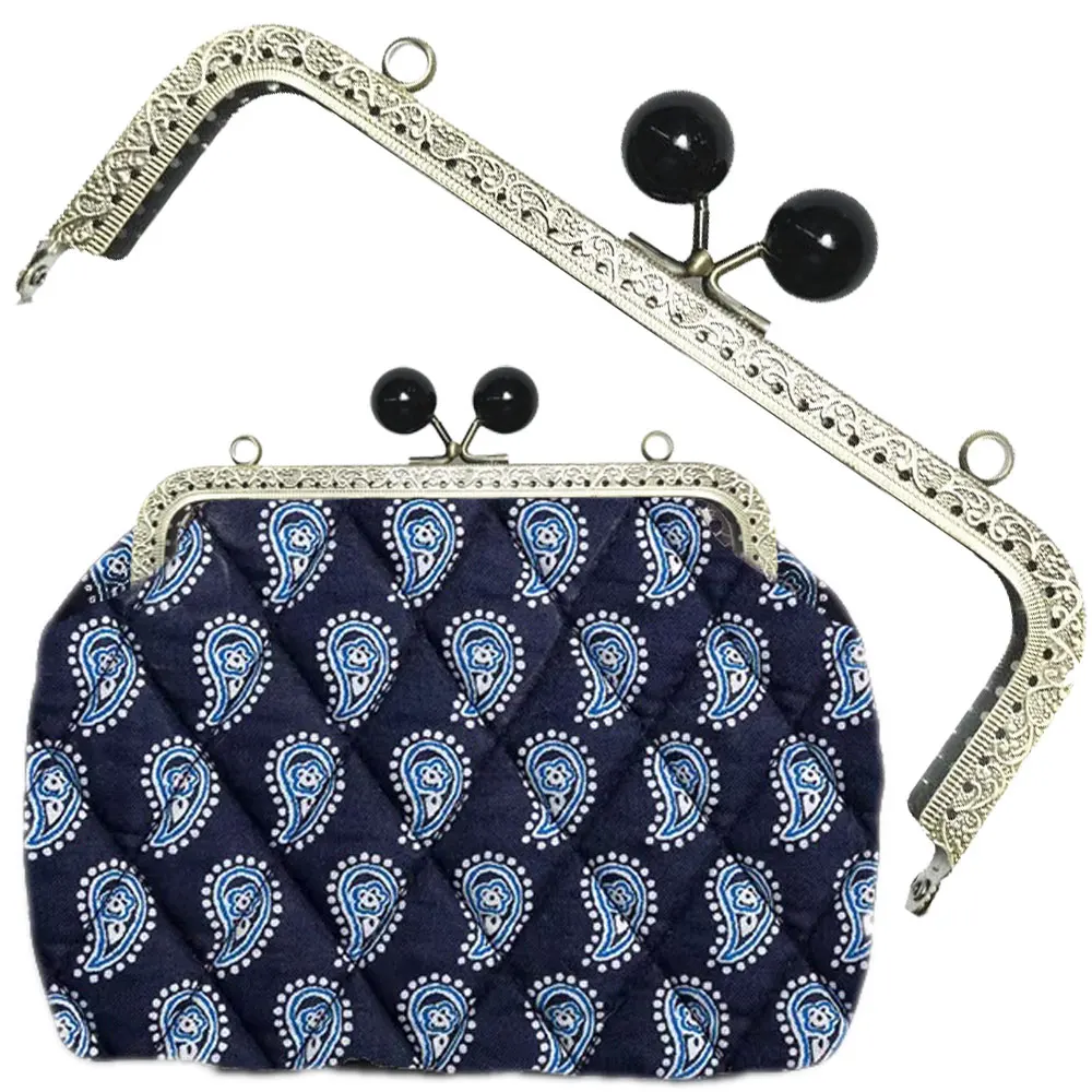 

10 шт. бронзовых декоративных элементов в форме конфеты с жемчужной головкой для сумок, аксессуары для рукоделия, 18 см, ручная работа, тисненые цветочные украшения для взрослых