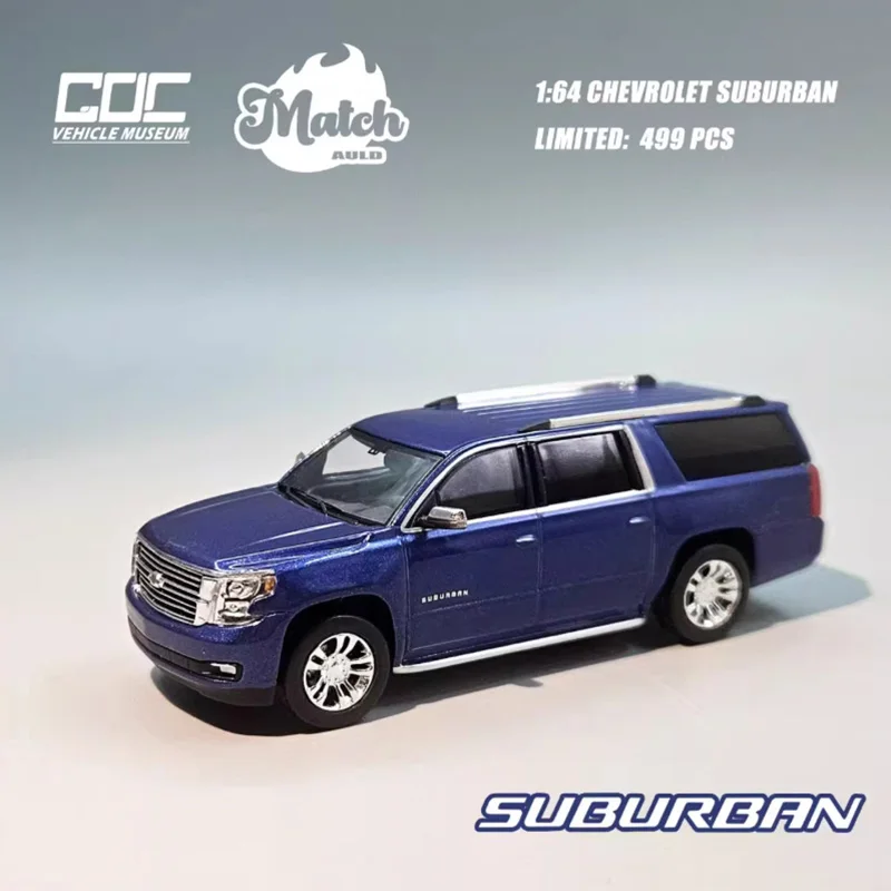 

GOC&Auld Match 1:64 Scale Alloy Suburban 2015 Car Model Diecast Finished Product Simulation Toy Collection Gift Static Model