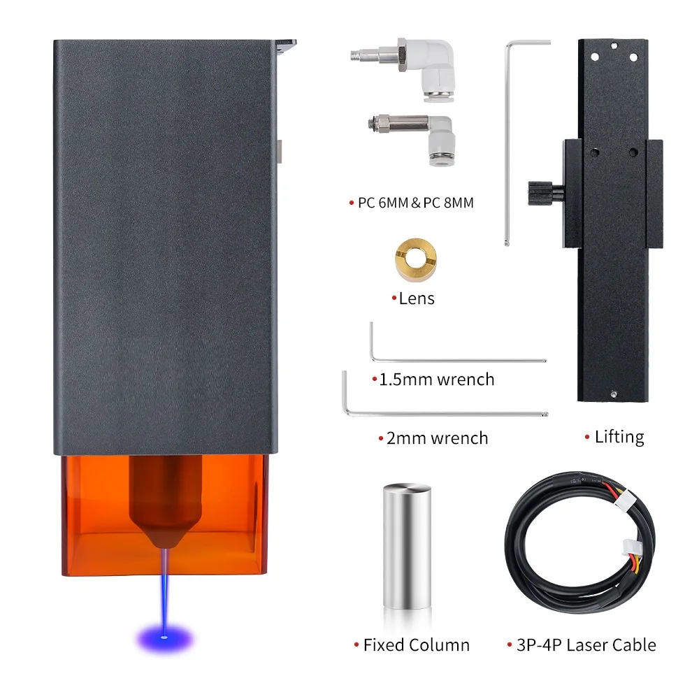 LY Blue Module True Power 20W for DIY Engraving Cutting Machine Use Wood Working Tools Optional Air Assist Pump