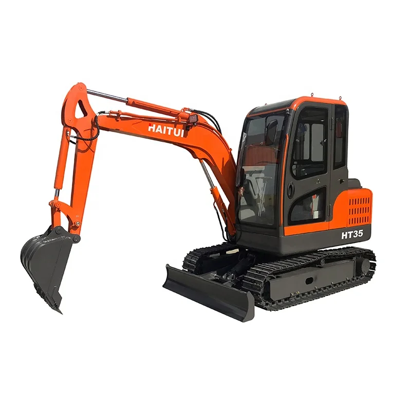 New Air Conditioning Cabin excavator3.5ton 3.6ton Hightop HT35 Operating Weight 3500kg Hot Sale In Europe Markets