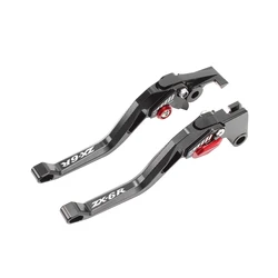 Brake Clutch Levers For Kawasaki ZX 6R ZX6R ZX-6R 1995 1996 1997 1998 1999 Motorcycle Accessories Handles Lever With LOGO CNC