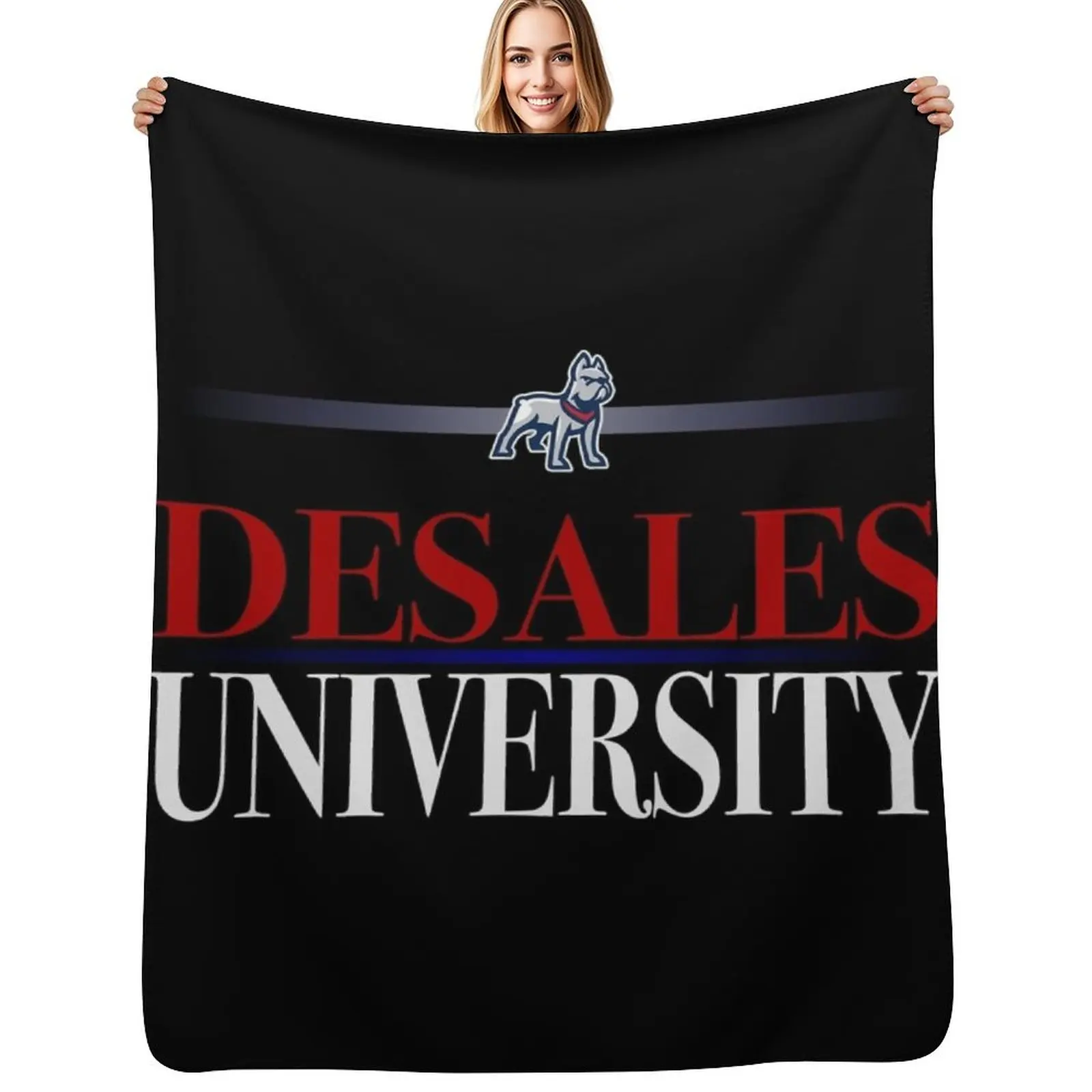 

DeSales University Throw Blanket For Sofa Thin Personalized Gift valentine gift ideas Blanket