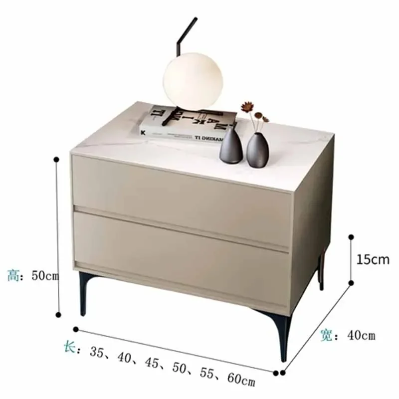Sypialnia Czarna Szafka Nocna Nowoczesne Ozdoby Prosta Minimalistyczna Szafka Nocna Nordic Stolik De Chevet Meble Domowe