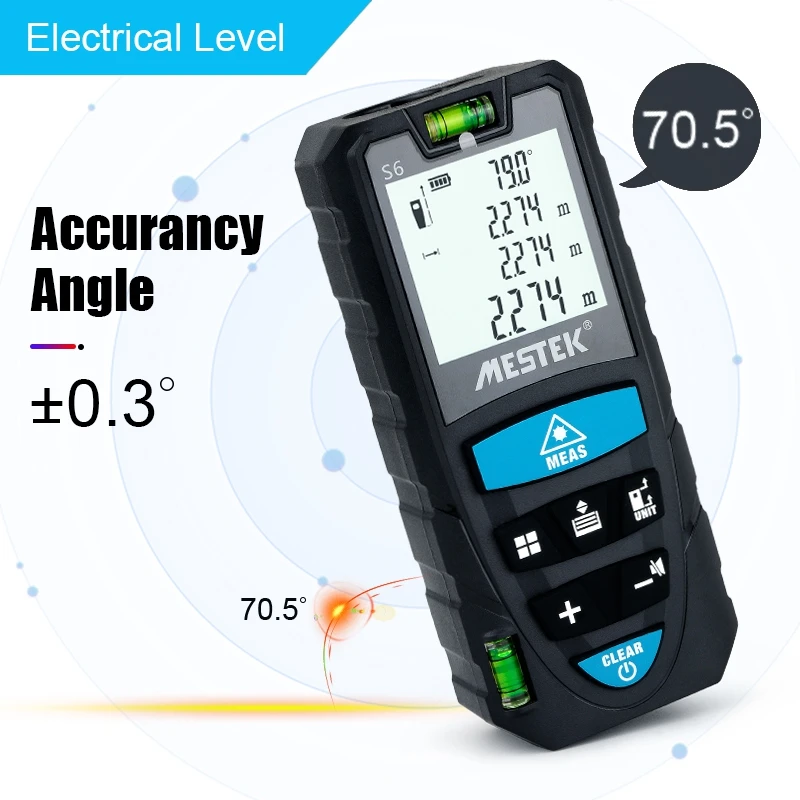 Mini Handheld Rangefinder sight Measure Tool Distance Meter with LCD Backlight 50m Digital Laser Distance Meter