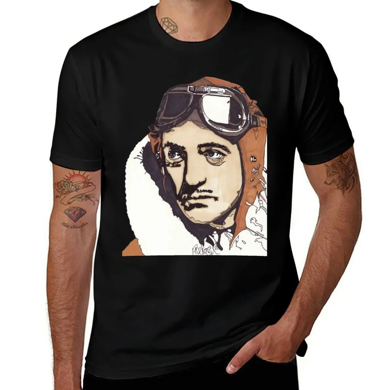

David Niven T-Shirt animal prinfor boys blacks hippie clothes t shirts men