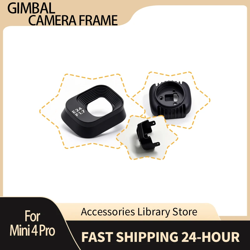 In Stock Gimbal Camera Frame Repair Parts For Mini 4 Pro UV Lens Cover/Rear Cover /Camera Frame Replacement Accessory