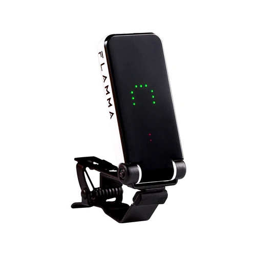 FLAMMA FT01 Afinador con clip para guitarra acústica eléctrica Bajo Ukeleles Todos los instrumentos Regalo de Navidad