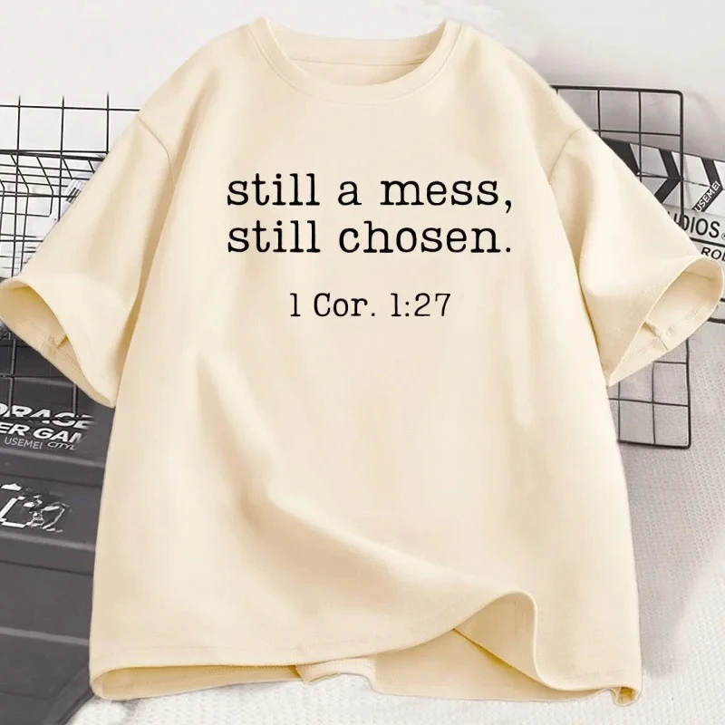 

Fashionable letter printed T-shirt Harajuku style aesthetic T-shirt women's daily streetwear versatile short sleeved T-shirt