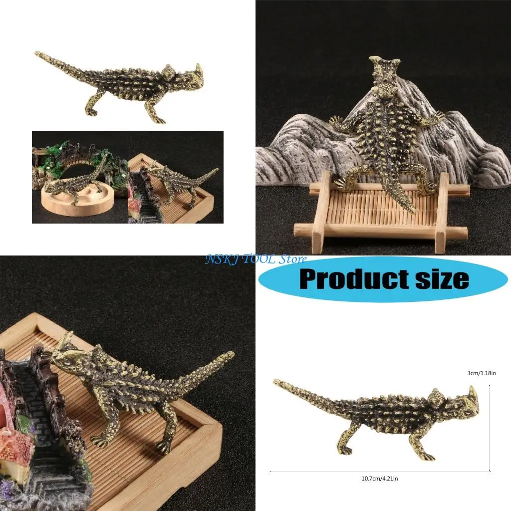 L8RC Lizards Statue Sculptures Table Centerpieces Decorative Ornament Home Decors