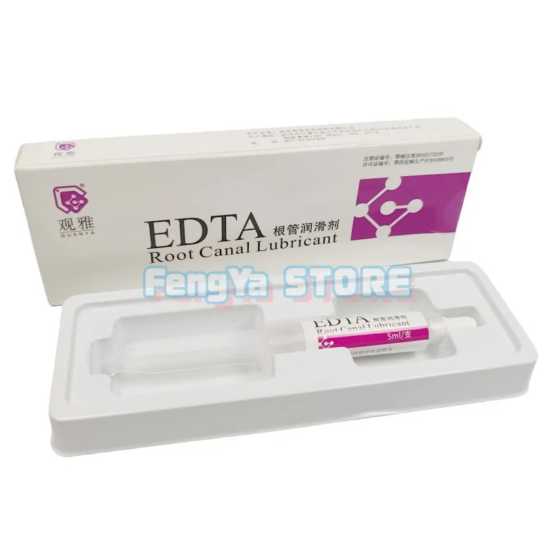 5ml GUANYA Dental EDTA Root Canal Lubricating Gel Root Canal Expansion & Cleaning Endodontic Preparation Lubricant Softening