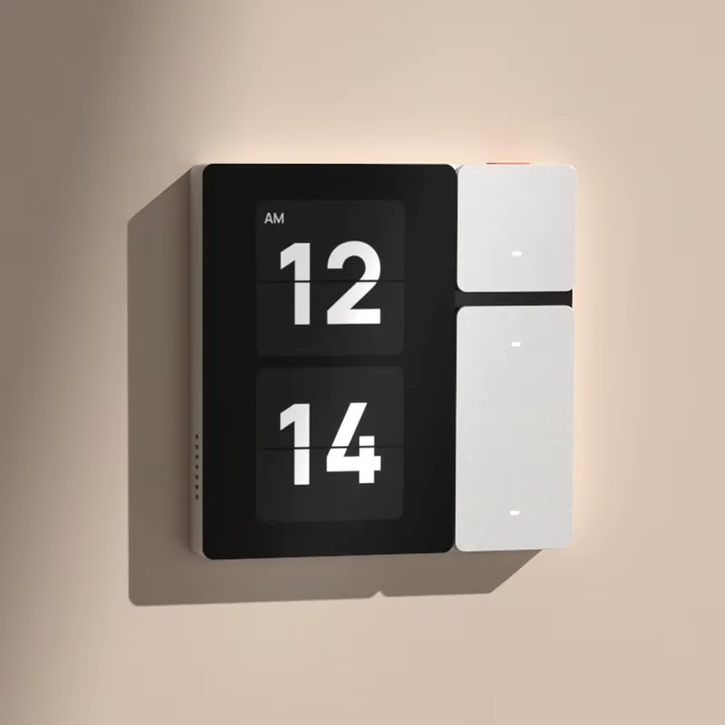 ZXHK Tuya Smart 3.5 Inch Touch Screen Slider Design Android Central Control Panel 3 Relays Physical Buttons Built-in BLE Zigbee