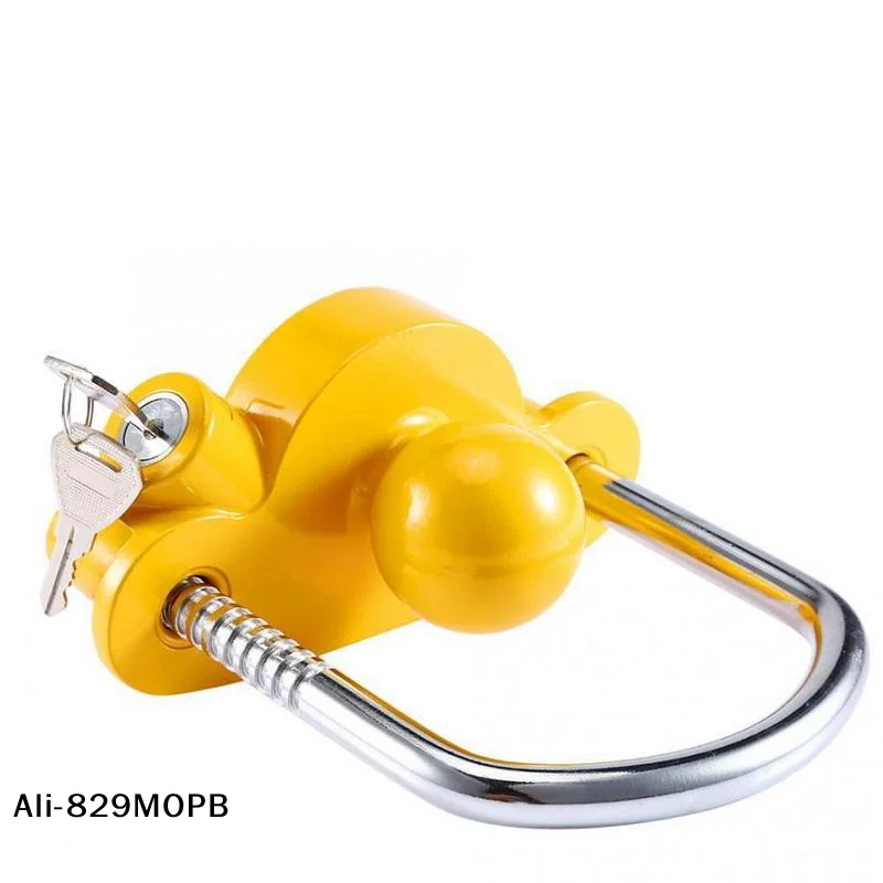 

【P】1 Set 2-5/16 Inch Adjustable Anti-Theft Coupler Lock Heavy Duty Trailer Hitch Lock U-Shape Ball Security For Tow Receiver