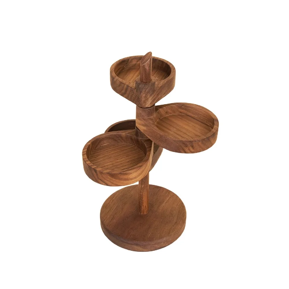 

Настраиваемый настольный компьютер из черного ореха, милое креативное мини-ожерелье из цельного дерева, кольцо, ювелирные изделия, небольшое хранилище