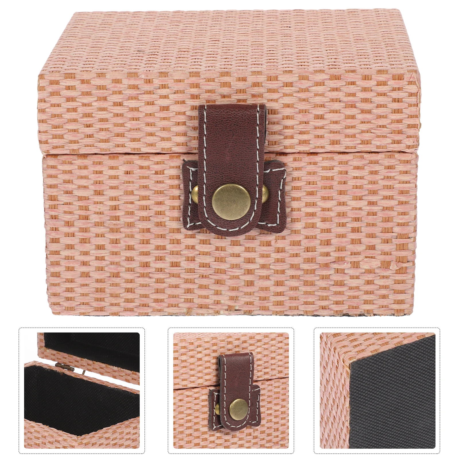 

Wooden Storage Box Case Jewelry Organizer Tray Boxes for Girls Vanity Organizers and Women Decor Jewellery