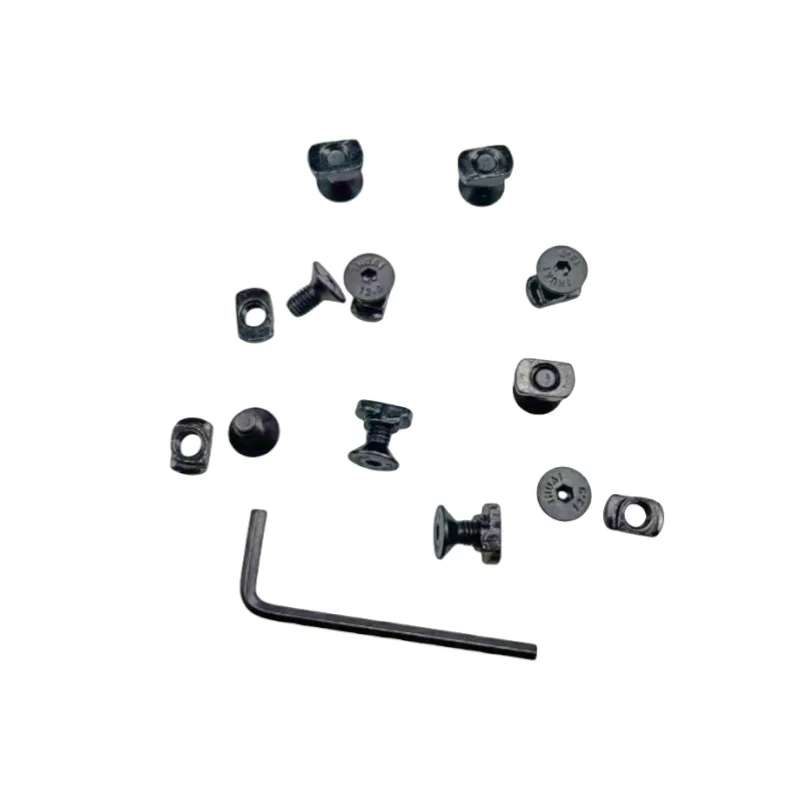 M5 50 sets/pack T-nuts and MLOK M-LOK screw replacement kit, each 10 sets including a small wrench