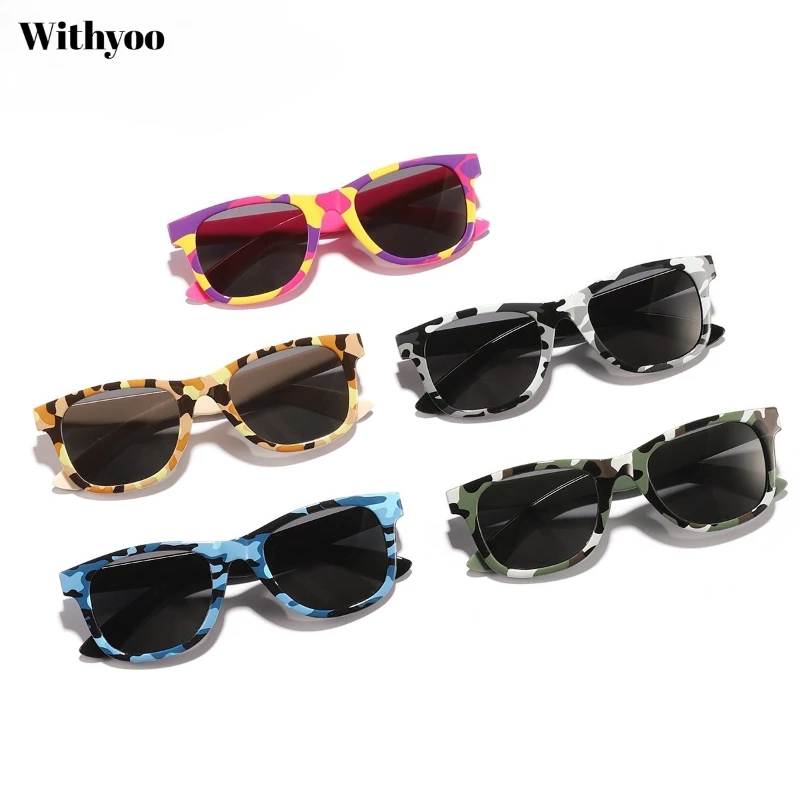 

ROXI | Printed Camouflage Sunglasses Kids Outdoor Sunshade Sun Glasses Girl Lovely Birthday Gift Classic Style