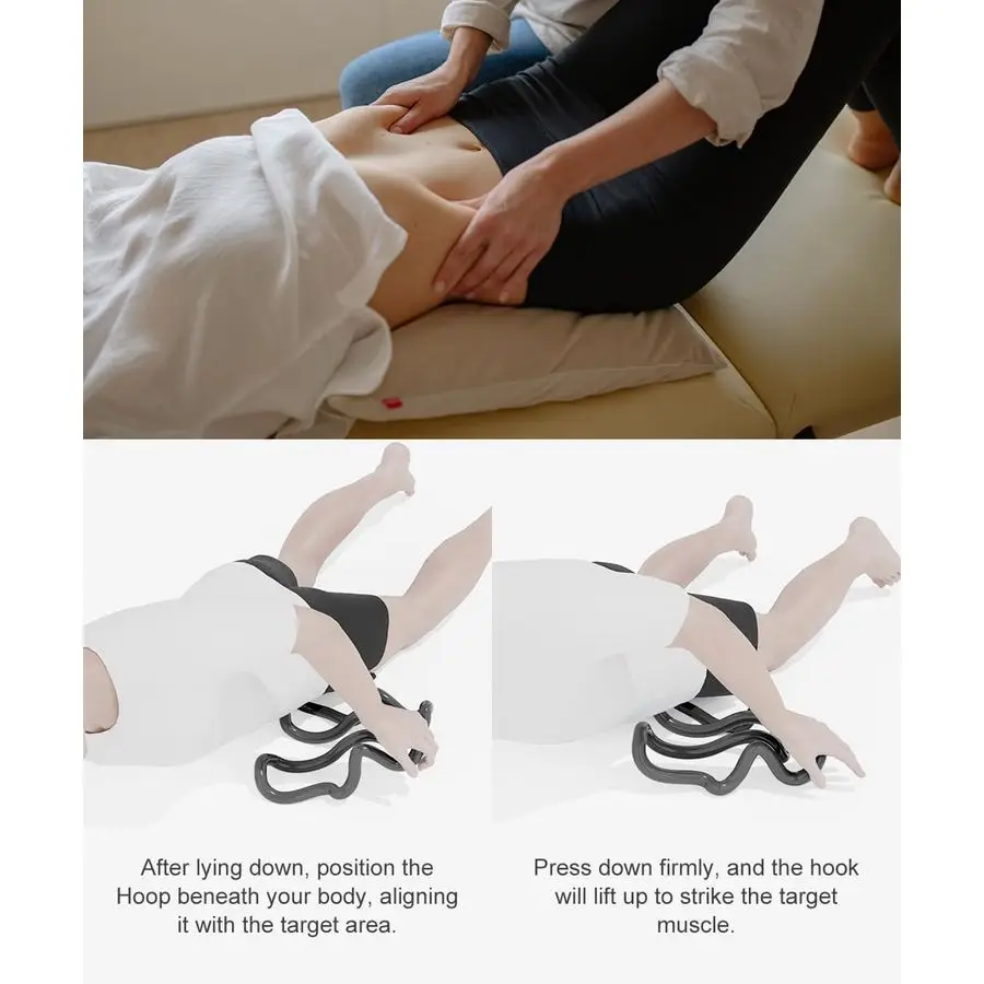 الافراج عن هوب تدليك الورك فليكسور Psoas Piriformis Glute SI المشتركة الكتف شفرة شبه منحرف المعين كامل الظهر الليفي العضلي الزناد #2