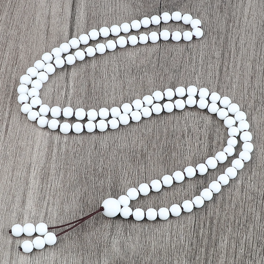 New Budda 108 Mala Beads Healing Necklace&Bracelet 6MM Malachite Wood Beads Natural Stone Bangles Chain Pulsera Jewelry Gift Men