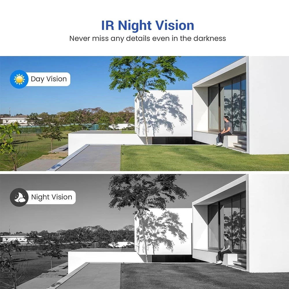 2.4GWIFI Camera Doorbell 720P Video Intercom Outdoor Waterproof Wireless DoorBell Security Protection IR Night Vision Smart Home