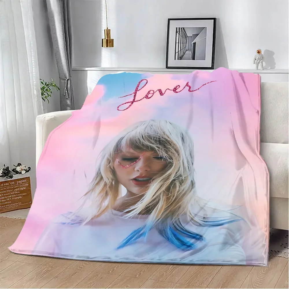 Printed Blanket Picnic Blankets Warm Singer Swifts Taylors Blanket Soft and Comfortable Blanket Home Travel Birthday Gift