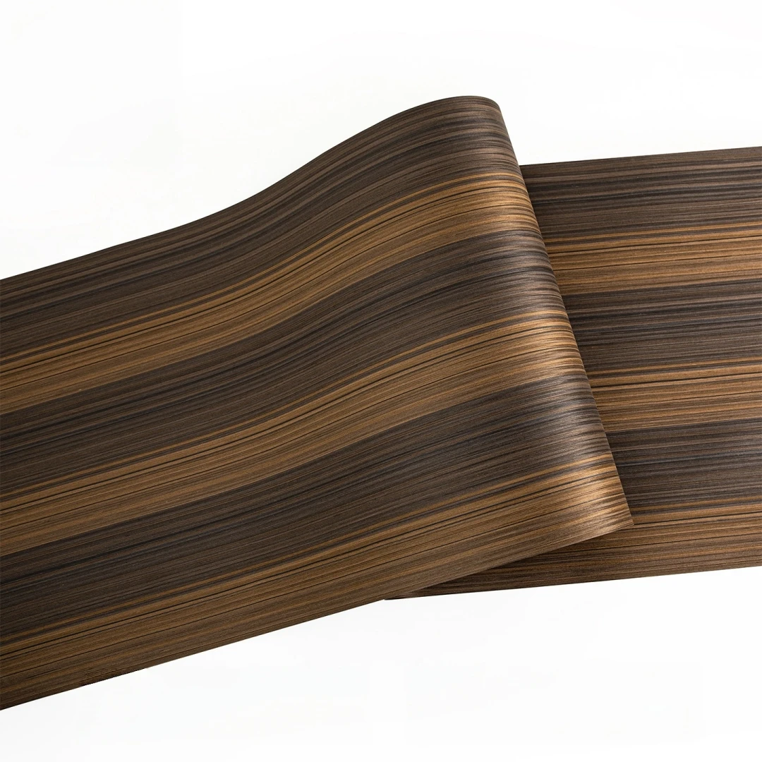 58x250cm Smoked Eucalyptus Gradient Engineered Wood Veneer for Furniture Cabinets Renovation Interior Decoration Panel Design