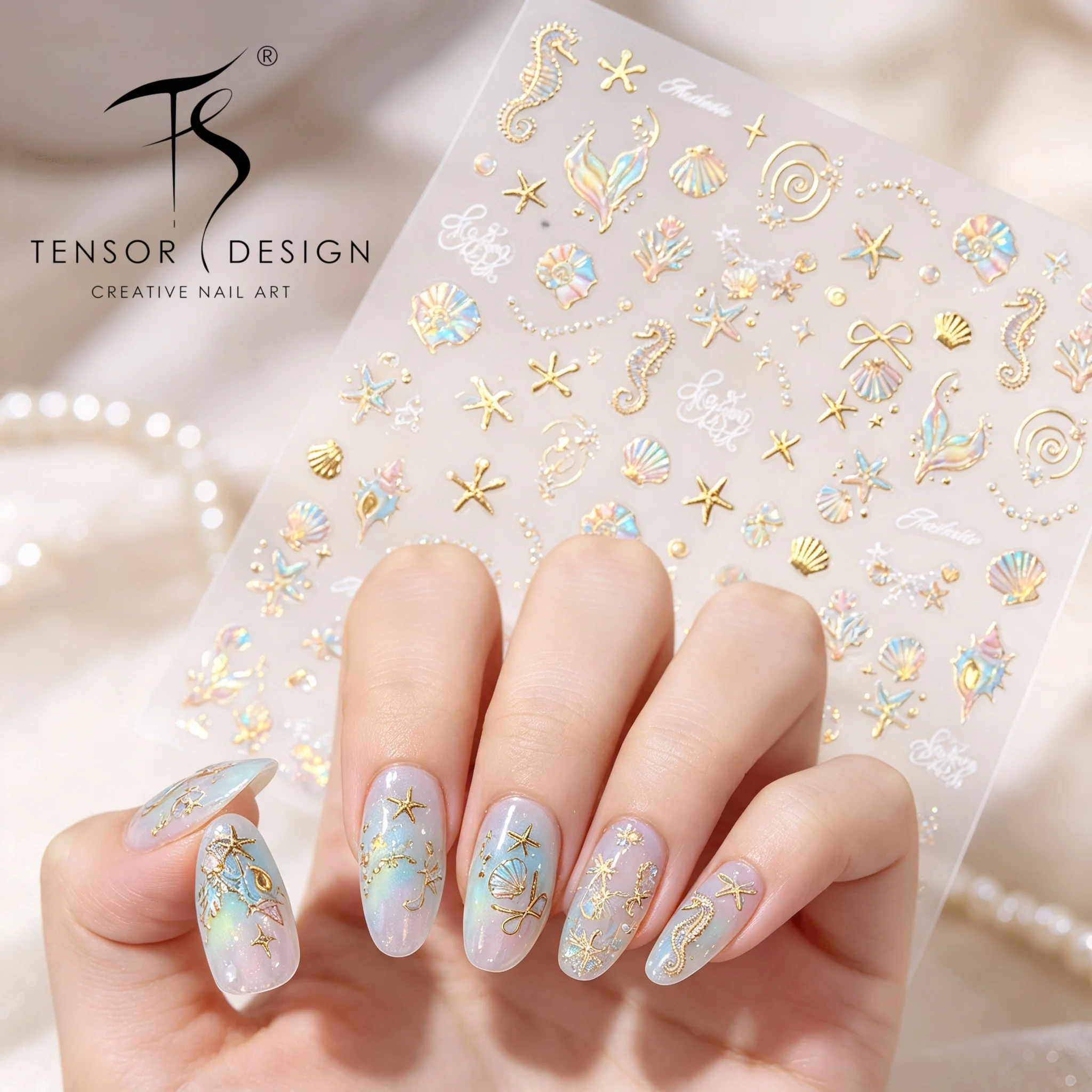 ملصقات أظافر تينسور نيل بتصميم - مراجعة Nail Art Elegan وسعره