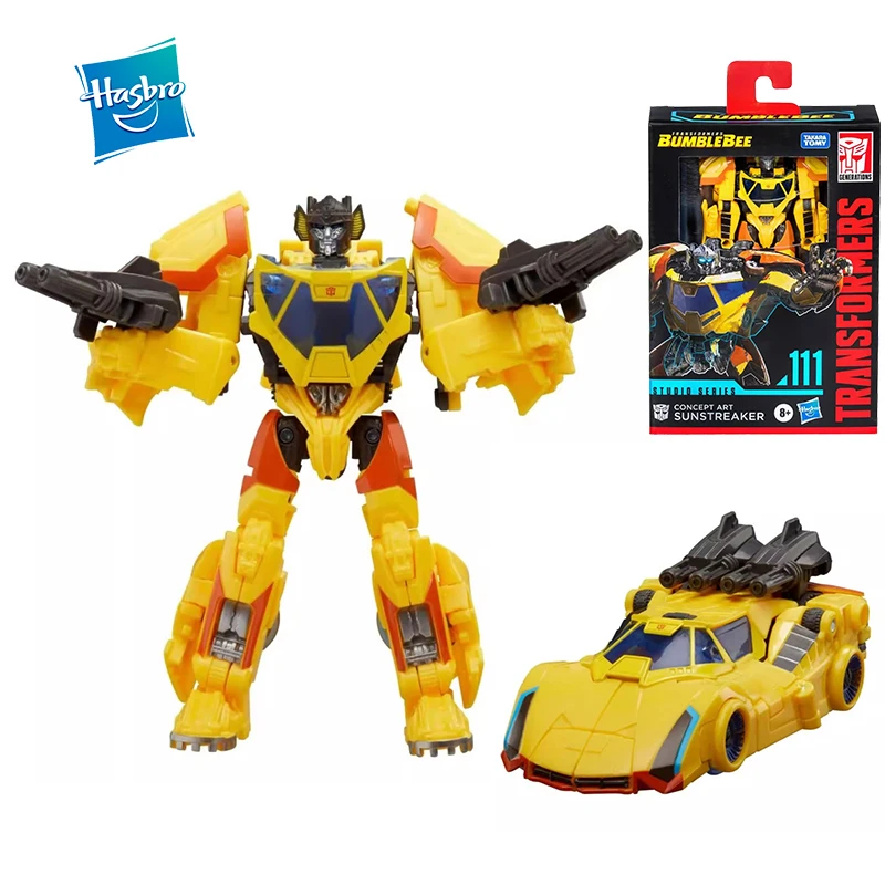 

Original 12cm Action Figure Hasbro In Stock Transformers Studio Series Deluxe SS111 Cybertron Sunstreaker Model Toy Gifts