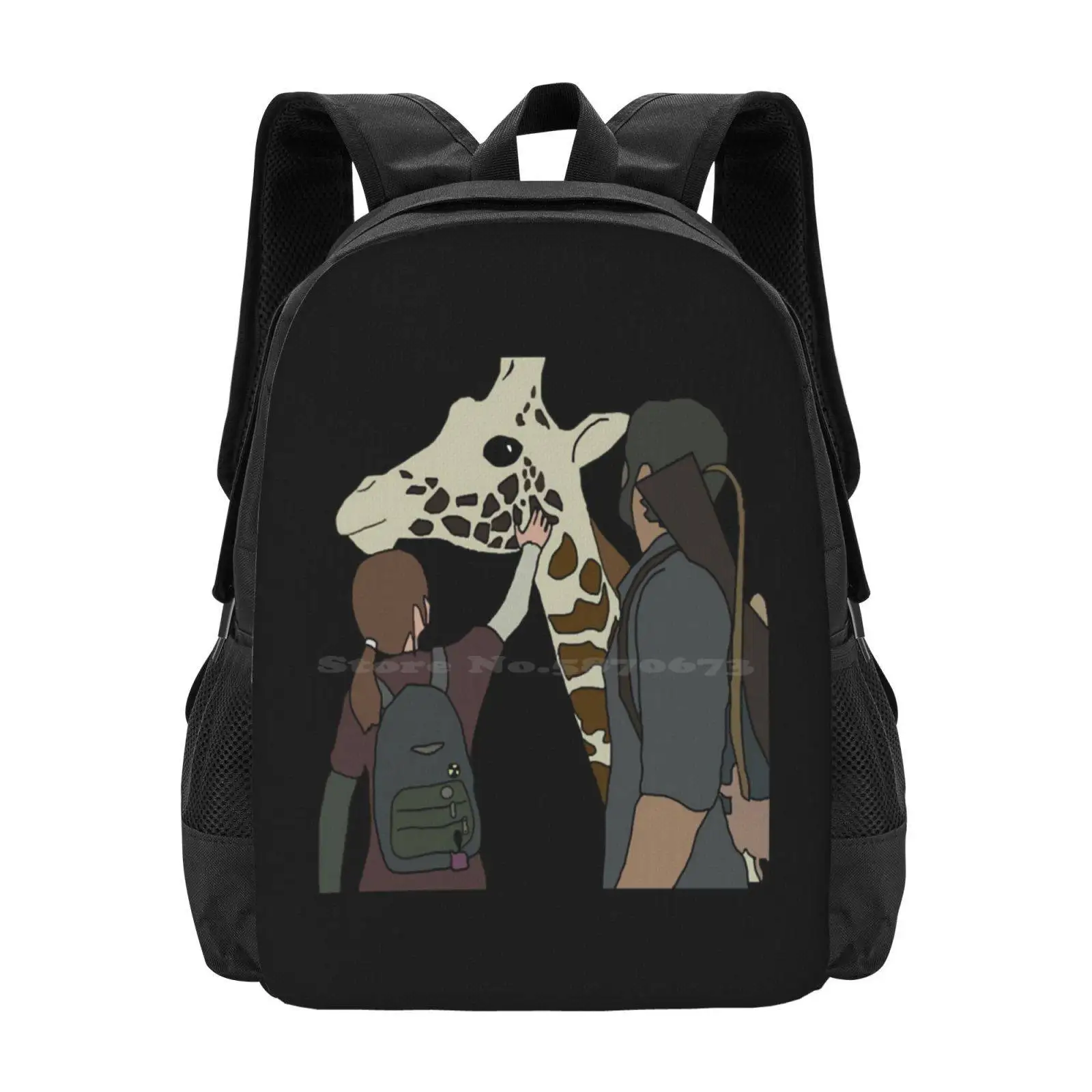 Giraffe Hot Sale Schoolbag Backpack Fashion Bags Ellie Giraffe Joel Naughty Dog The Last Of Us 2 The Last Of Us Left Behind The