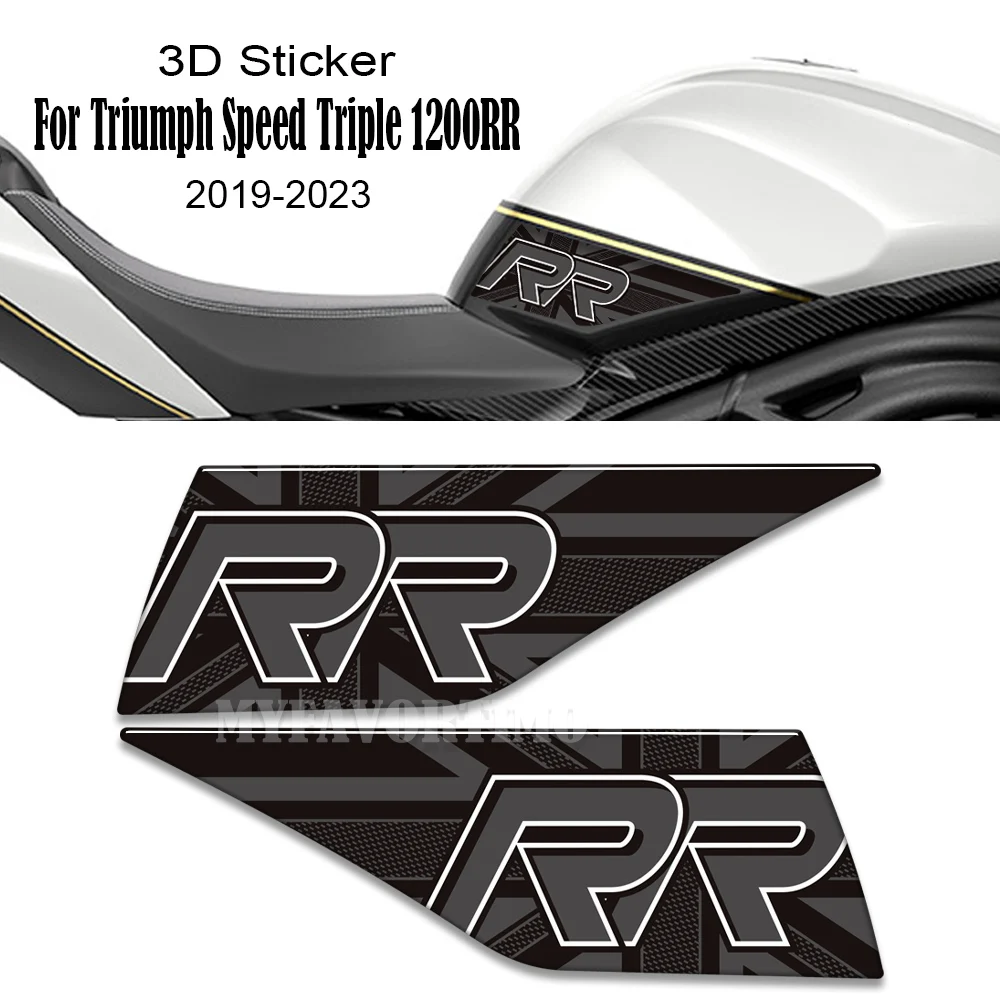 

Motorcycle For Triumph Speed Triple 1200RR 1200 RR Accessories Stickers Tank Pad Stickers Decals 2019 2020 2021 2022 2023