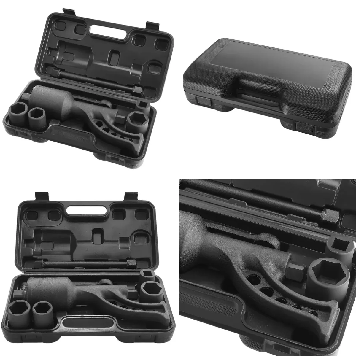 Torque Multiplier, 1 Inch Drive Lug Nut Wrench/Multiplier Heavy Duty Torque Multiplier Wrench Set, 1:64 6,800N.m Lug Nut Remover