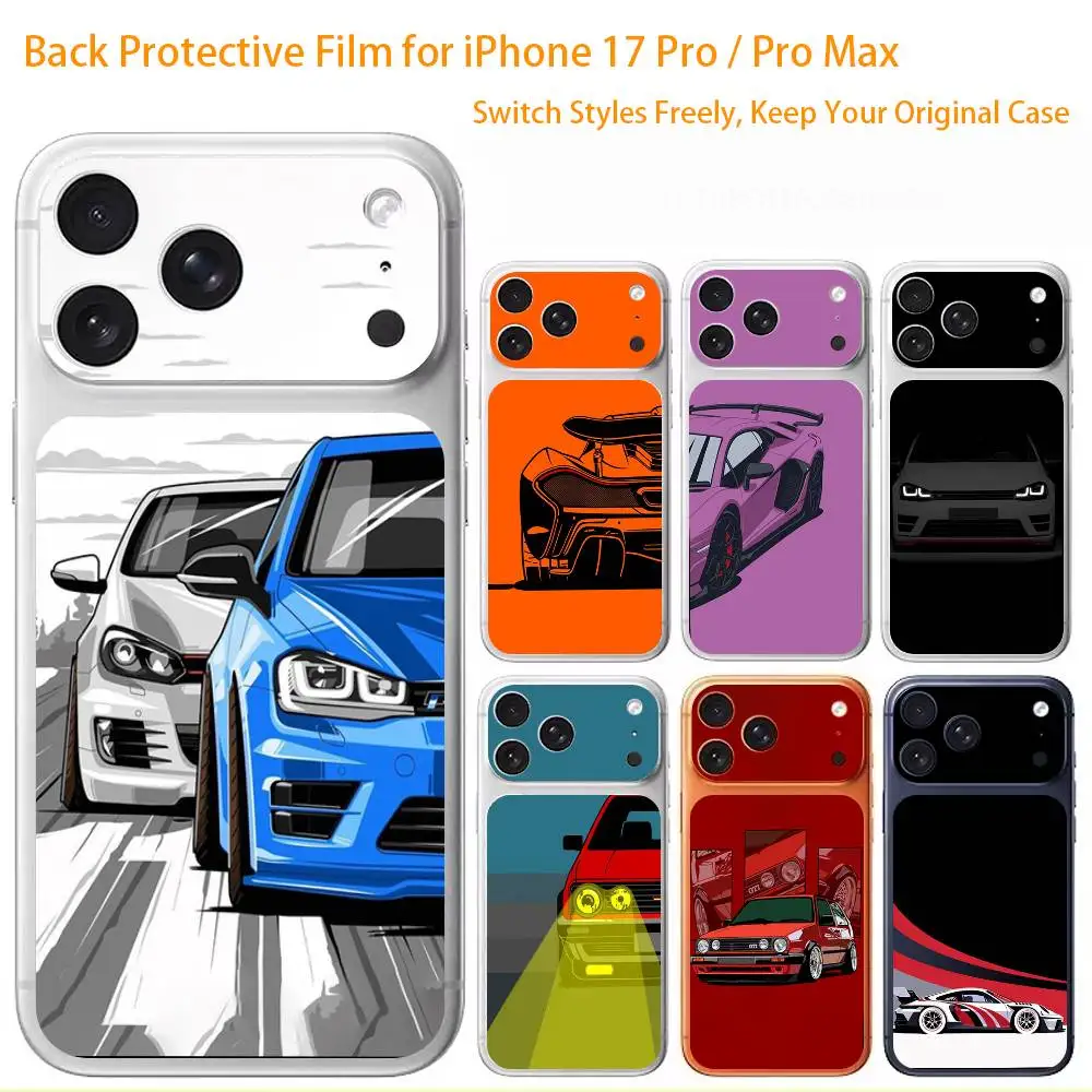 

Cool Car For iPhone 17 Pro 17 Pro max Protective Film for Back, Frame, Camera