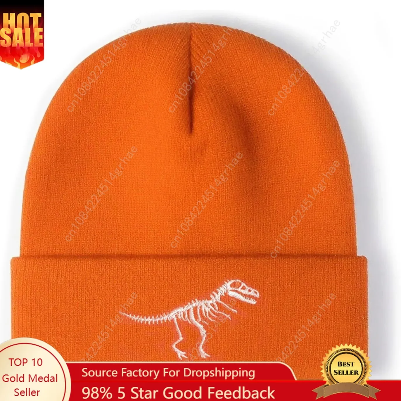 

Beanie Hat Winter Dinosaur Embroidered Knit Cap for Men Women, Fashion Winter Hat, Unisex Dinosaur Style