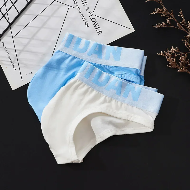 Homens sexy bolsa de protuberante biquíni de cintura baixa, calcinha esportiva respirável, calcinha elástica confortável, algodão breve, pele