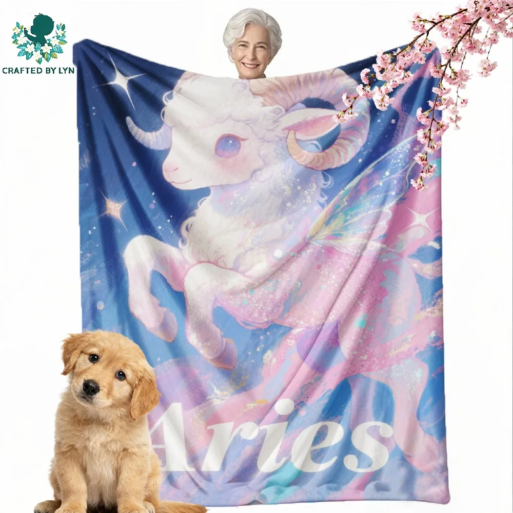 

Flowers,Animal,Constellation| Flannel | Room Decor Blanket, Camping Stuff,Festive Gift Selectio | Soft and delicate | Keep warm