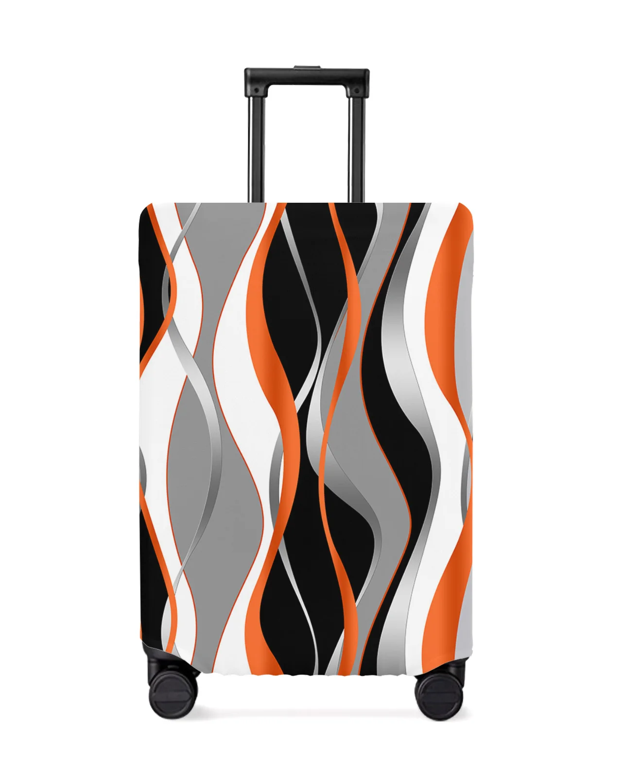 

Abstract Lines Orange Travel Luggage Cover Elastic Baggage Cover For 18-32 Inch Suitcase Case Dust Cover Travel Accessories