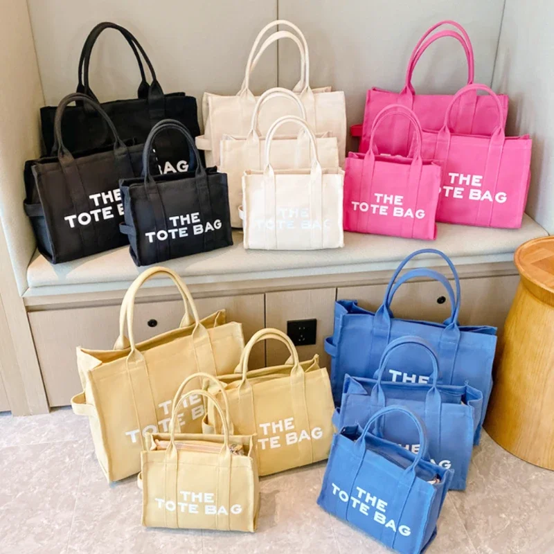 Women Handbags Designer Letters Shoulder Crossbody Bags Luxury Big Shopper Women Tote Bag Casual Canvas Large Capacity