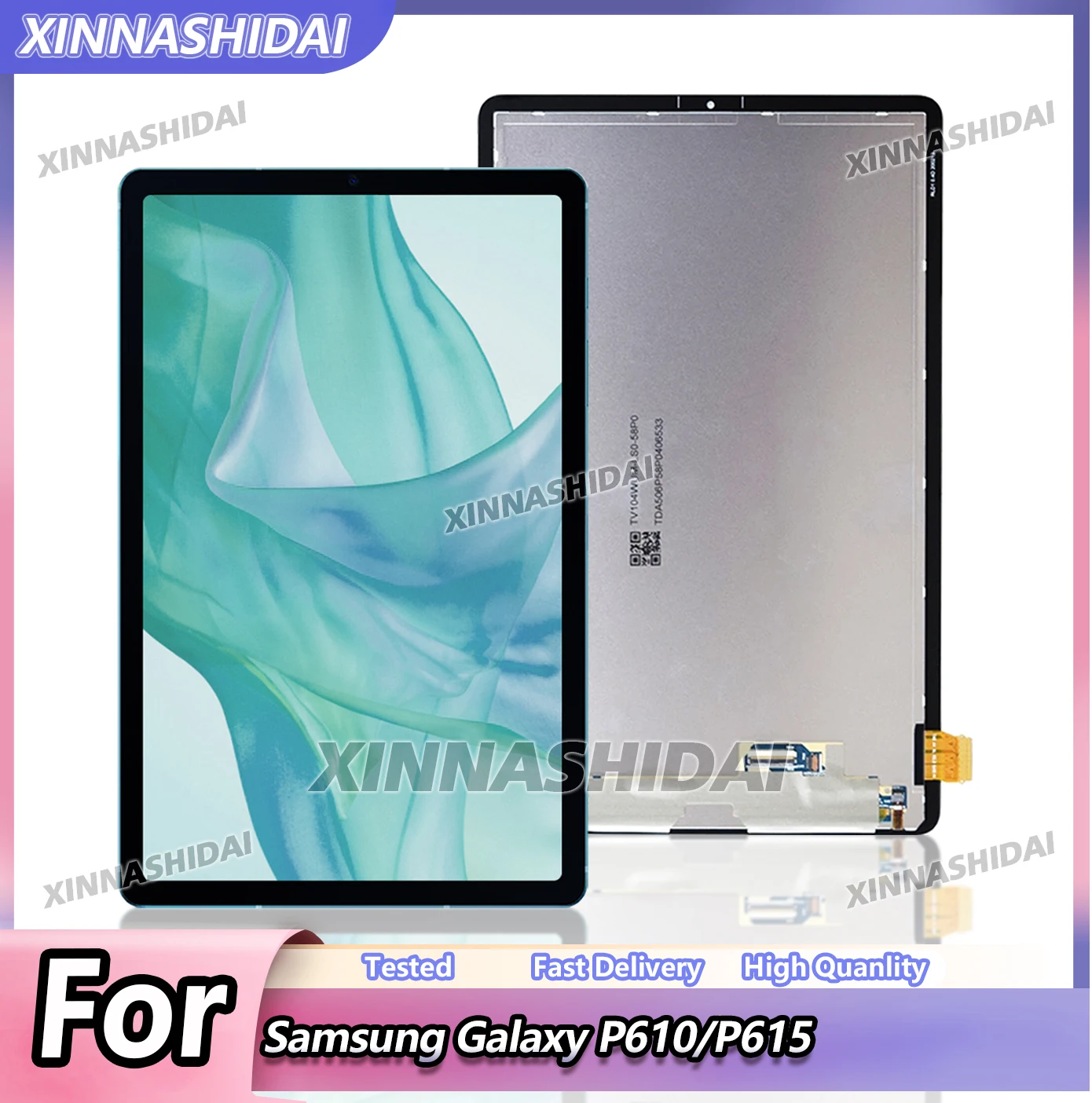 For Samsung Galaxy P610 LCD Display Screen Touch Panel Digitizer Sensor Assembly Replacement For Samsung P615